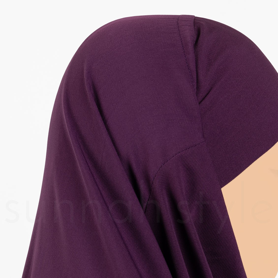 Sunnah Style Girls Plain Full Length Jilbab Grape